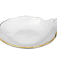 Набор розеток с/р 6шт Белый узор слоновая кость Bernadotte