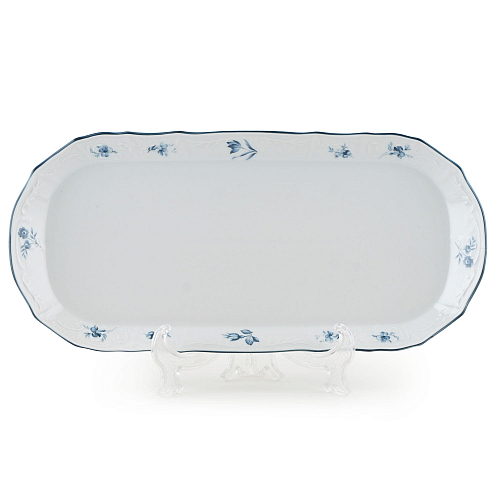 Поднос 37см Синий цветок Bernadotte