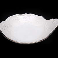 Набор розеток 11см 6шт Платиновый узор с ручкой Bernadotte