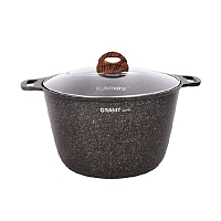Кастрюля 10л со стек. кр Granit ultra Original Кукмара