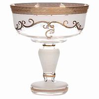 Конфетница 16см золото Star Crystal