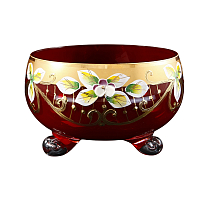 Тройножка 13см золото гранат(кор=36шт) Star Crystal