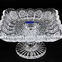 Конфетница 19см хрусталь G-P Glasspo 
