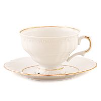 Набор чайных пар 220мл 6шт Престиж Marquise Gold Queen's Crown