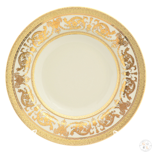 Набор тарелок 22см суповых 6шт Imperial Cream Gold Falkenporzellan