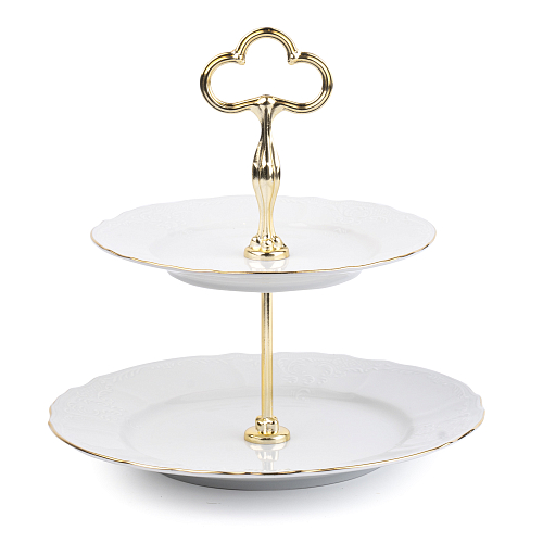 Горка 2 яруса Белый узор