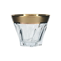 Набор стаканов 230мл 6шт Apollo Матовое золото Crystalite Bohemia