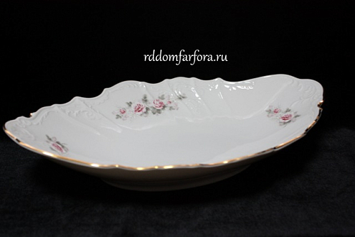 Блюдо для хлеба 34см Серая роза ZL 