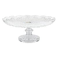 Тортница 31,5см н/н 1шт хрусталь Crystal HeArt