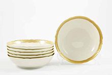 Набор салатников 19см 6шт Constanza Creme Gold 9349 Falkenporzellan
