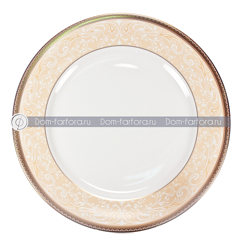 Набор тарелок 27см 6шт Ноктюрн золотой Narumi