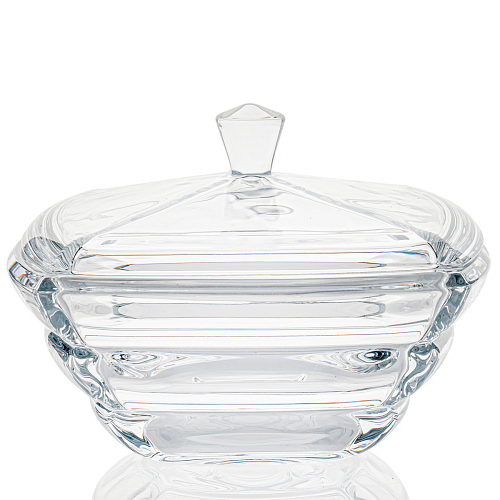 Конфетница 20,5см с крышкой Segment Crystalite Bohemia