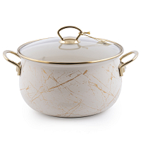Кастрюля 5л Kream Mermer