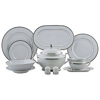 Сервиз столовый 6пер 26пр с супником Constanza Platin 9209 Falkenporzellan