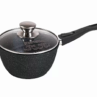 Ковш 1,7л со с/ручкой Гранит black Мечта