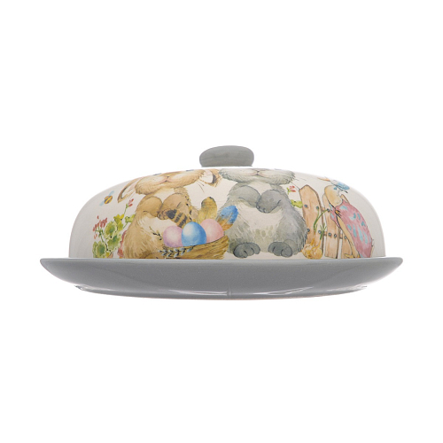 Блюдо для блинов с крышкой Spring Bunnies Блюдо для блинов с крышкой Spring Bunnies