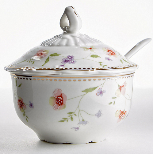 Сахарница с ложкой 250мл Флориана