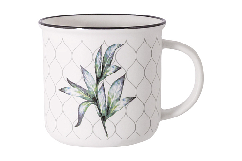 Кружка 0,4л Олива Herbarium Home&Style Кружка 0,4л Олива Herbarium Home&Style