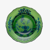Тарелка 24см глубокая 1шт Malachite Ginori 1735
