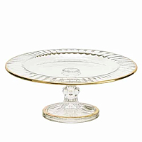 Тортница 22см н/н Diva Platinum Rim Pallme Konig AS Crystal