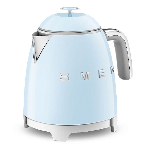 Чайник электрический 0,8л Smeg голубой Стиль 50-х гг