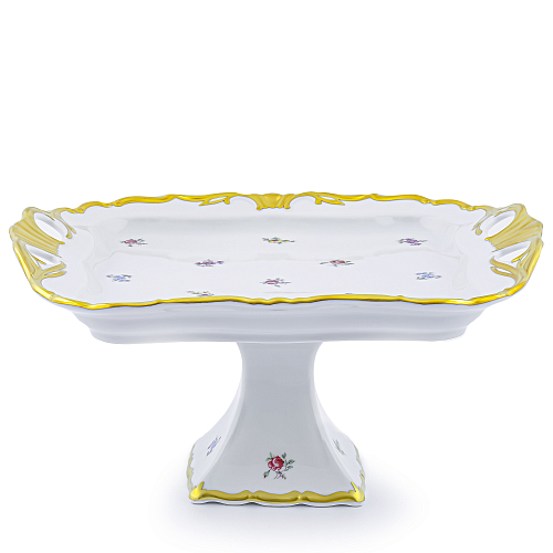 Поднос 30*25см н/н Мейсенский цветок Queen's Crown