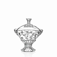 Конфетница на ножке 13,5см с крышкой Laurus RCR