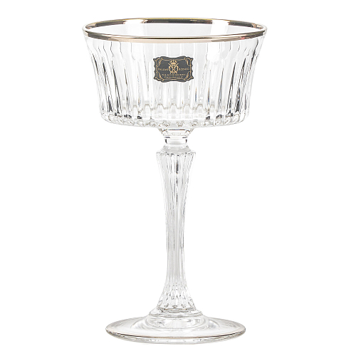 Набор креманок 260мл 6шт Timeless Platinum Rim AS Crystal