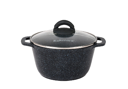 Кастрюля 3,5л с крышкой Granit black Кукмара Кастрюля 3,5л с крышкой Granit black Кукмара