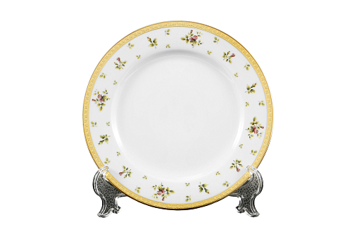 Набор тарелок 20см 6шт Constanza Creme Primavera Gold Falkenporzellan Набор тарелок 20см 6шт Constanza Creme Primavera Gold Falkenporzellan