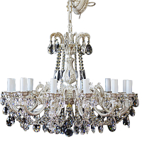 Люстра 12 рожковая белые плафоны Royal Bohemia