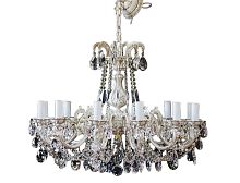 Люстра 12 рожковая белые плафоны Royal Bohemia