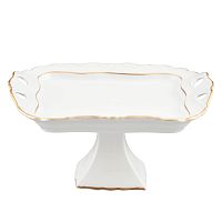 Поднос 30*25см на ножке Престиж Marquise Gold