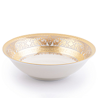 Набор салатников 13см 6шт Majestik Cream Gold