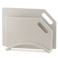 Набор досок на подставке 2шт Мрамор Mastony