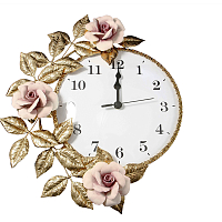 Часы Rozaperla Розовые цветы