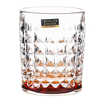 Набор стаканов 230мл 6шт Diamond желтый Crystalite Bohemia