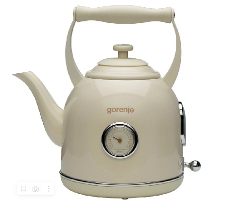 Чайник электрический бежевый Gorenje 
