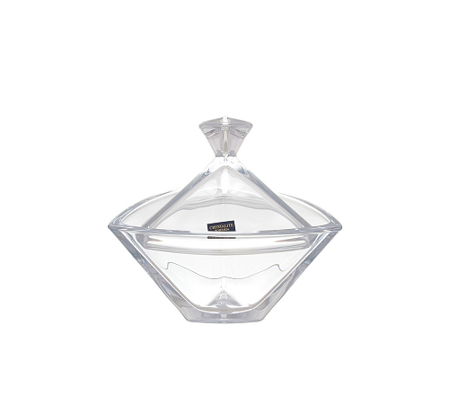 Конфетница 18см с крышкой Triangle Crystalite Bohemia Конфетница 18см с крышкой Triangle Crystalite Bohemia