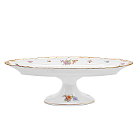 Блюдо для рыбы 56см н/н Мейсенский букет Queen's Crown