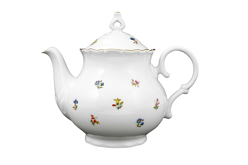 Чайник 1,2л 1шт Мелкие цветы