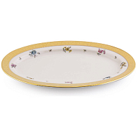 Селедочница 24см 1шт Flowers Gold Constanza Creme Falkenporzellan