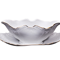 Соусник 0,5л Белый узор Bernadotte