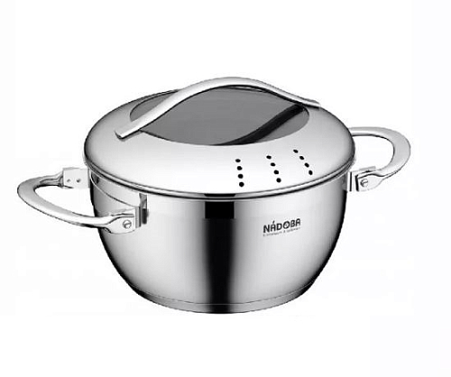 Кастрюля 16см 1.4л со стеклянной крышкой Nadoba Maruska