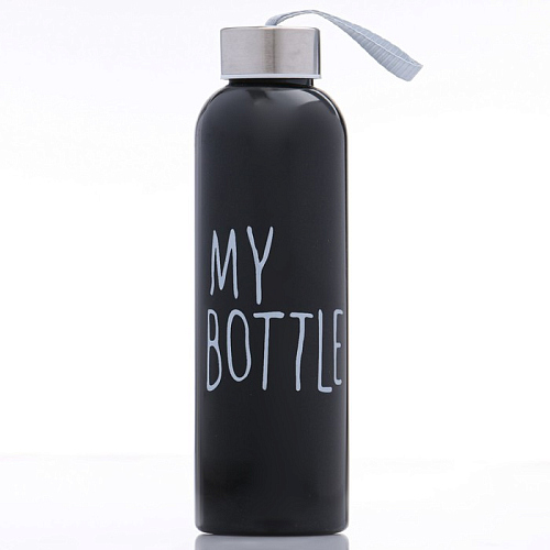 Бутылка для воды 500мл My bottle черная