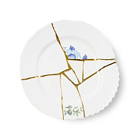 Тарелка 27,5см Kintsugi Seletti