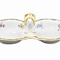 Солонка 1шт Мейсенский цветок Queen's Crown