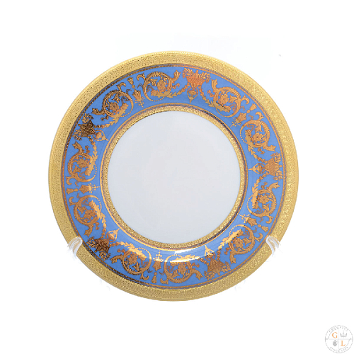 Набор тарелок 21см 6шт Imperial Blue Gold Falkenporzellan