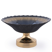 Фруктовница на ножке 30см Black