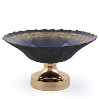 Фруктовница на ножке 30см Black